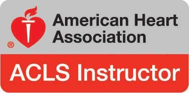 We have certified CPR and ACLS instructors.