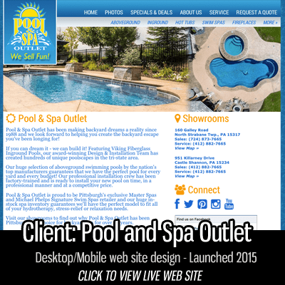 Pool & Spa Outlet has been a valued customer of mi