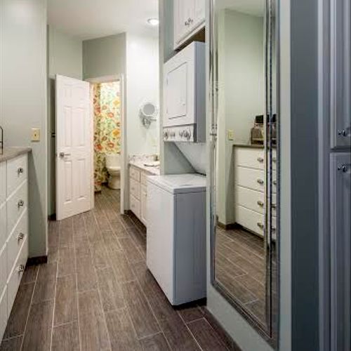 A laundry room remodel that was completed by Fair 