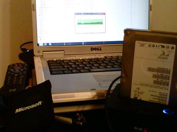 Fixing a computer...