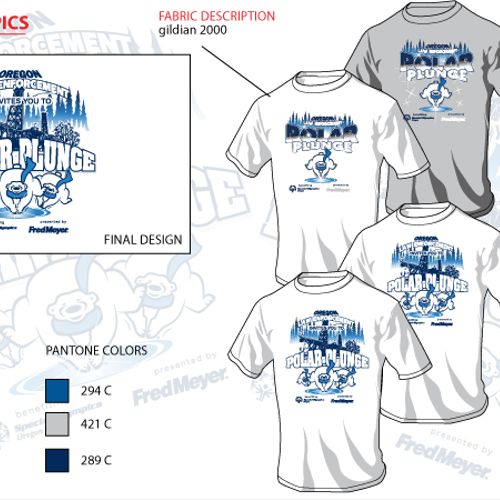 Help Fred Myers with the Polar Plunge Design, fore