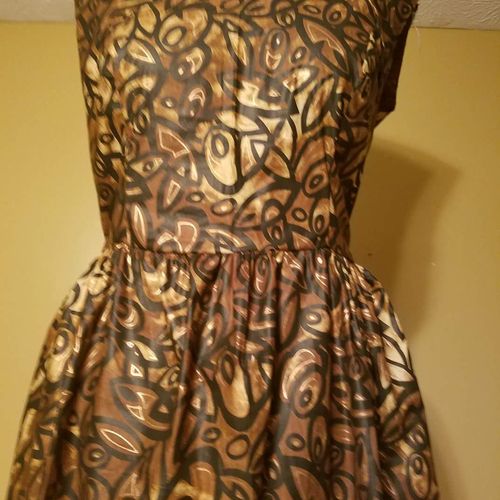 African print dress for evening out