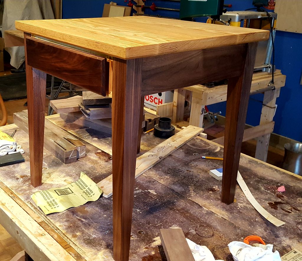 This is the first time I used Ash as a tabletop. S