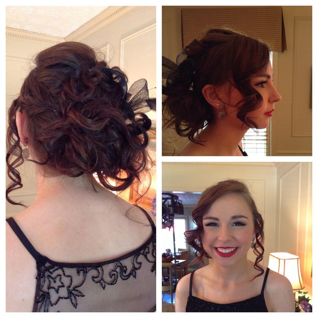 Prom hair and makeup 