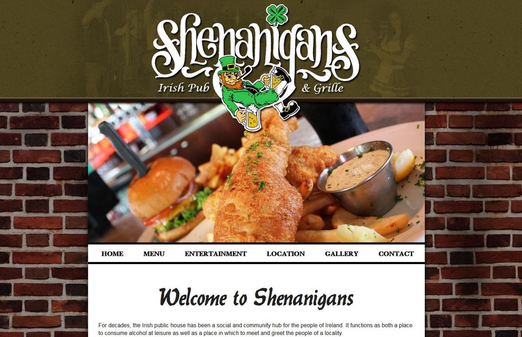 Restaurant website
