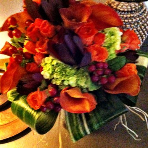 Not so traditional Fall Bridal Bouquet