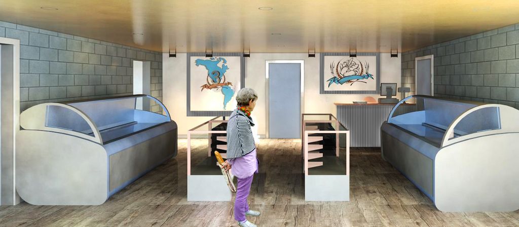 Bakery shop interior, Denver Co.