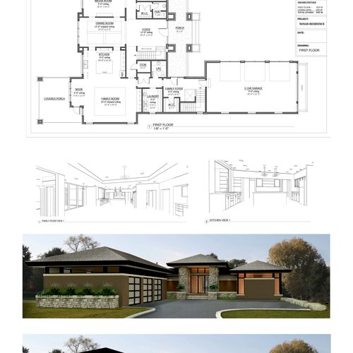 Residential - Presentation Floor Plans, Interior 3