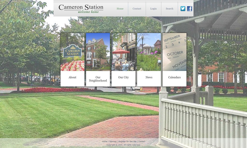 Custom Joomla-based website for local HOA