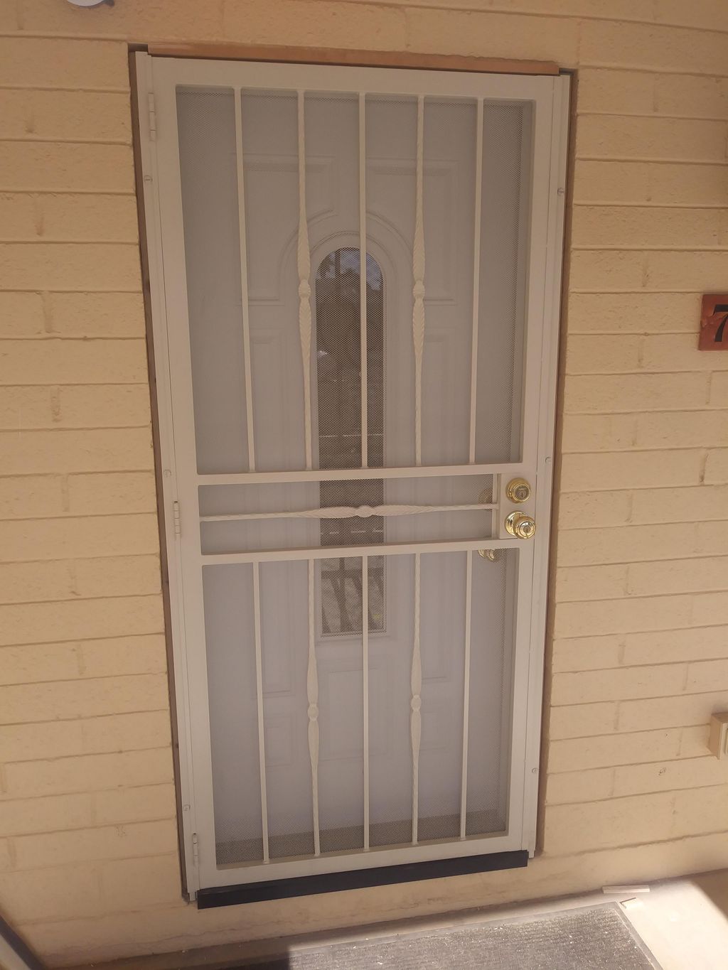 Full interior door and security door install