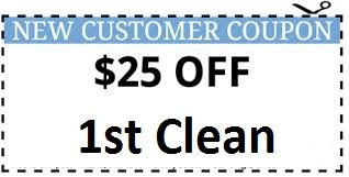 25$ OFF 1ST CLEAN