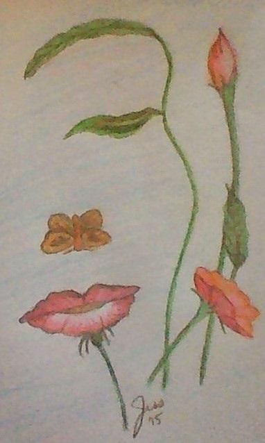 Beautiful Spring drawing by my wife