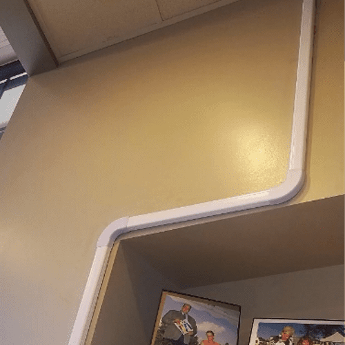 Hidden Cable with wall entry