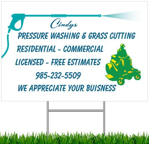 Cindys Pressure Washing & Grass Cutting