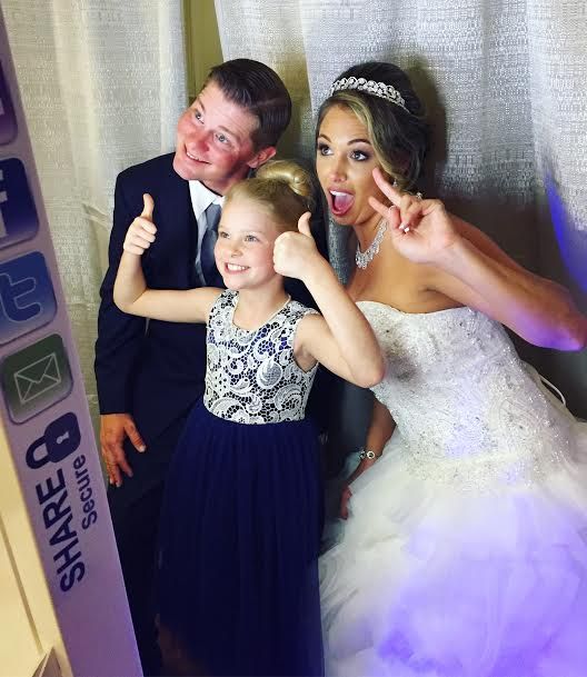 The Bride and Groom and their daughter loved LuxBo