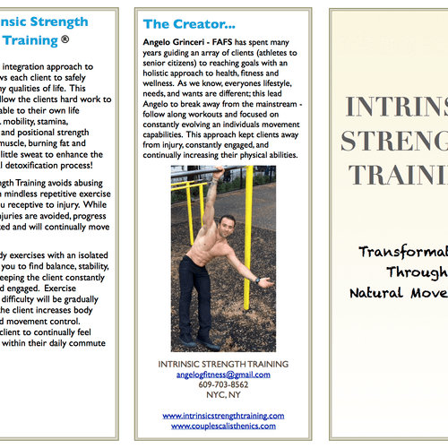 Intrinsic Strength Training Brochure