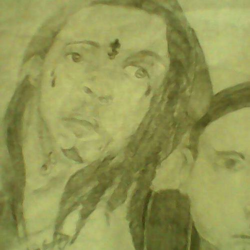 This is of the rapper Lil Wayne. I love to draw pe