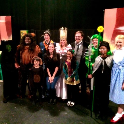 The Wizard of OZ cast that Miss Jordan did the cho