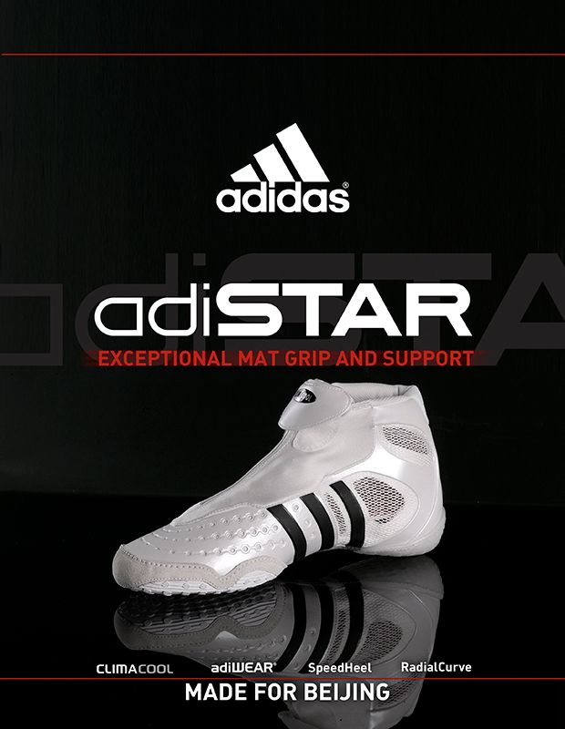 Ad design and photography for Adidas Olympic wrest