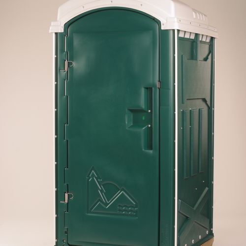 Portapotty - we have large ones with sinks and run
