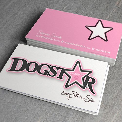 Business Collateral Design for Dogstar LA, A uniqu