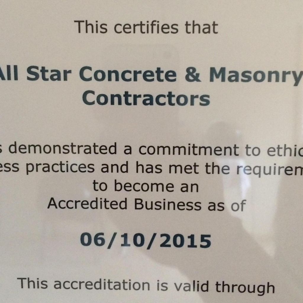 All Star Concrete & Masonry Contractors