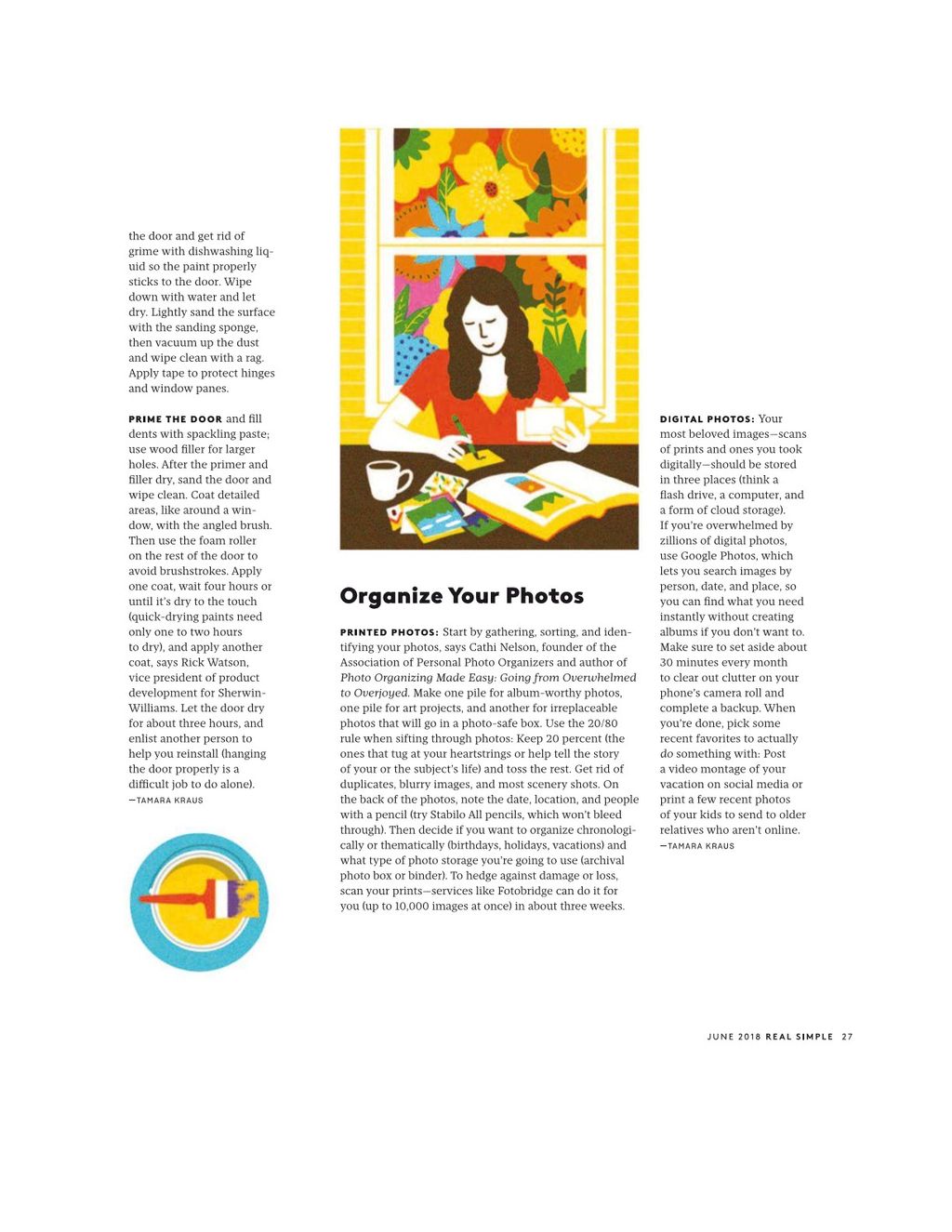 Blue Sky Painting featured in Real Simple Magazine