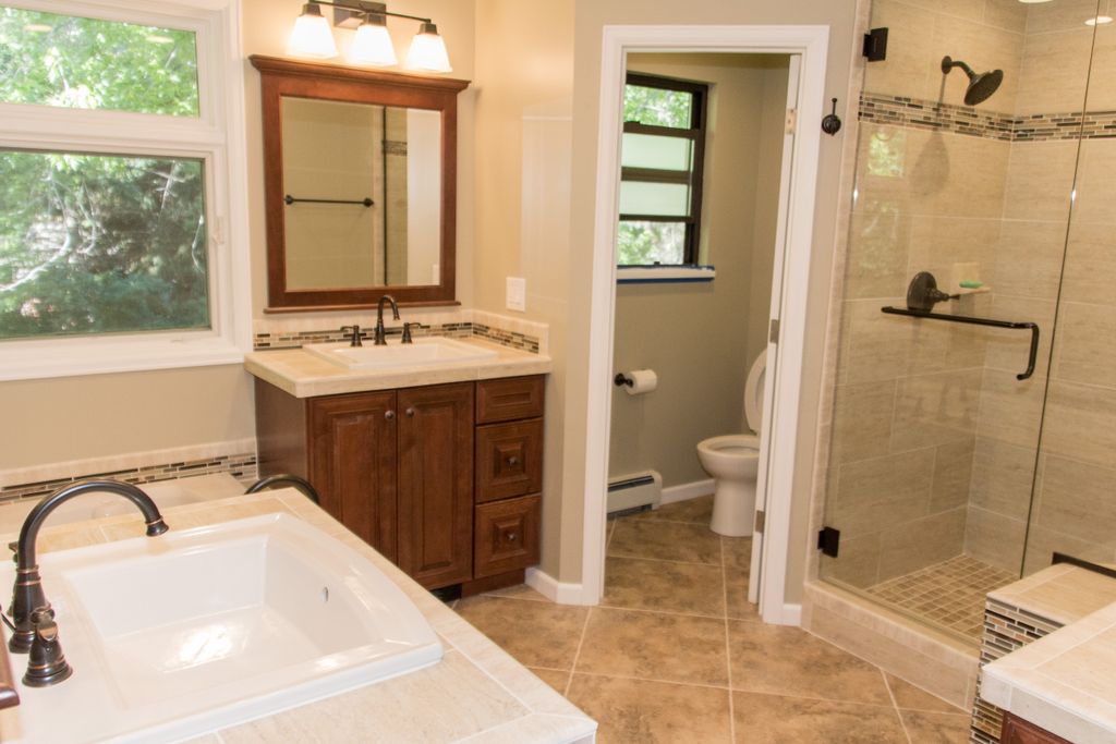 Complete master bathroom renovation (one)