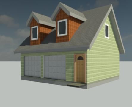 Garage W/Mother-In-Law Suite above
