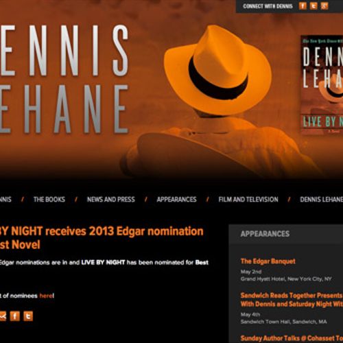 Dennis Lehane Website