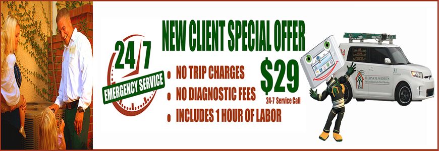 New Client Special Offer for 24-7 Emergency Servic