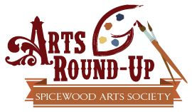 Arts Round-Up logo for Spicewood Arts Society