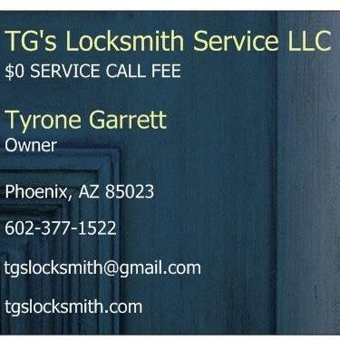 TG's Locksmith Service LLC