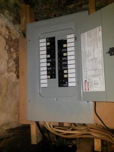 install new 100 amp breaker panel