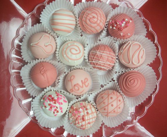 Pink and White colored chocolate with your choice 