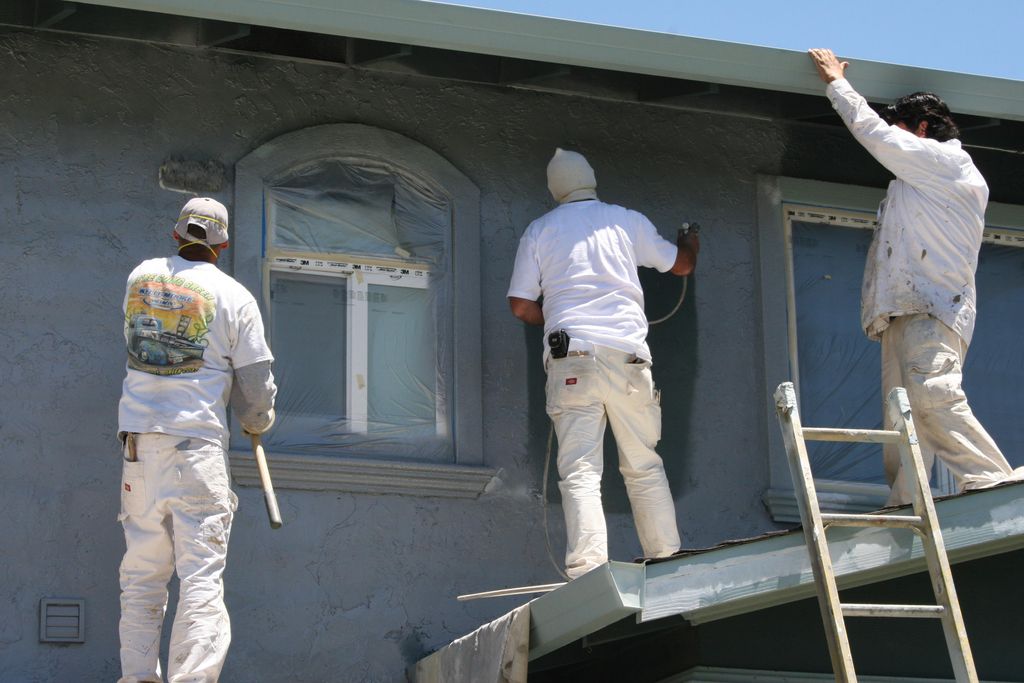 Exterior painting.