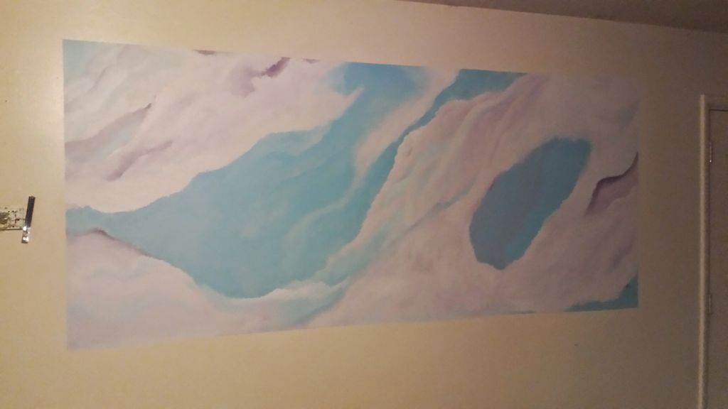 Cloud Mural 5'x12'