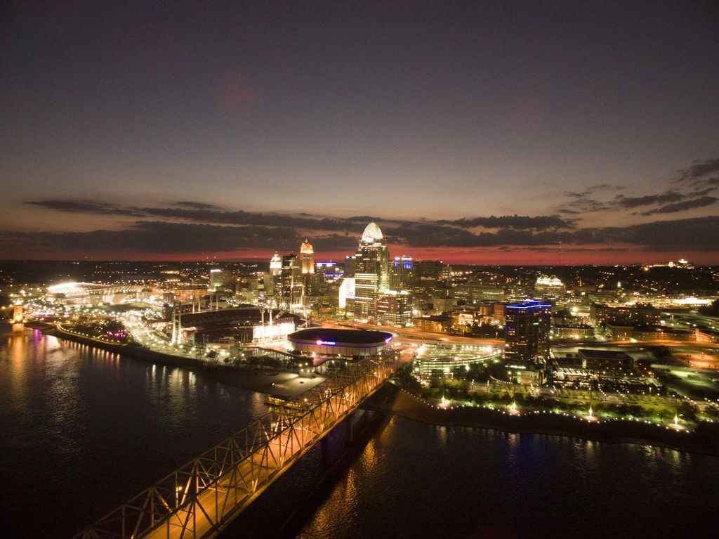 Cincinnati Skyline at Night