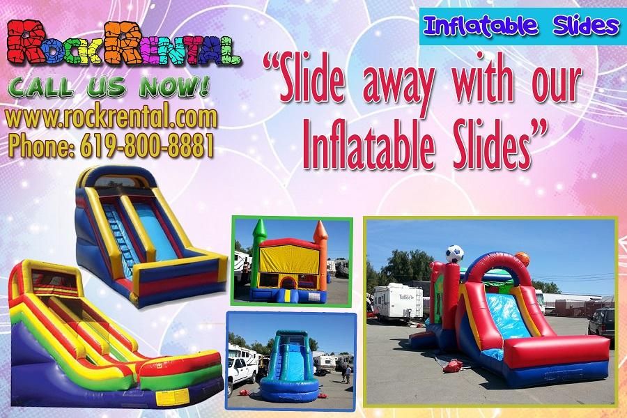 Want to entertain your guests?! Rent our Inflatabl