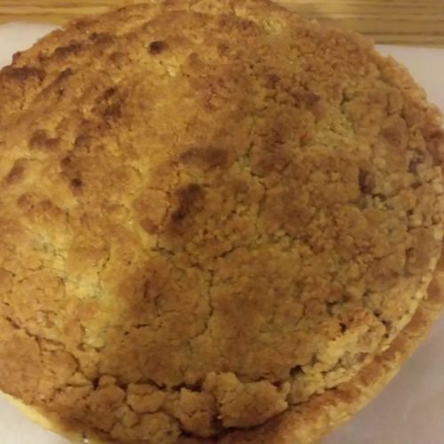 Perfectly made, unbelievably delicious apple crumb