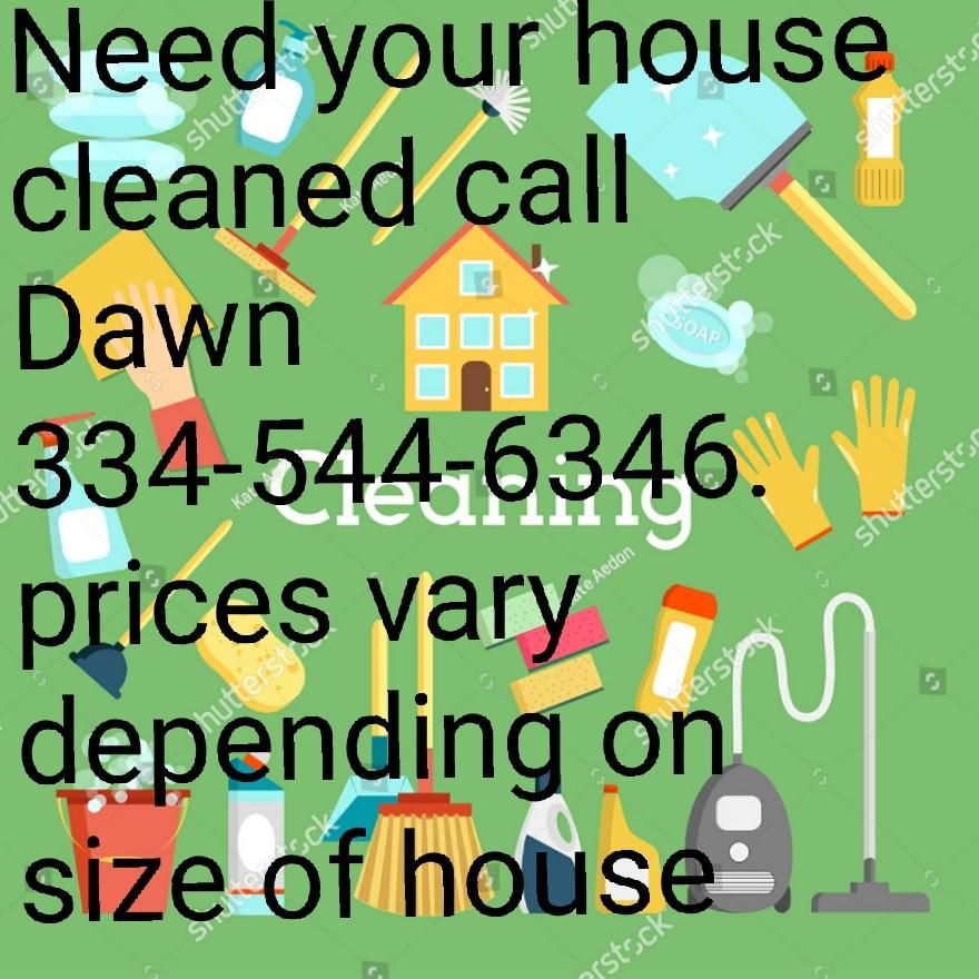 Dawn's squeaky clean house cleaning