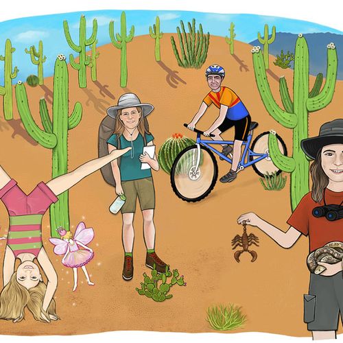 Custom Family Portrait: Arizona Desert