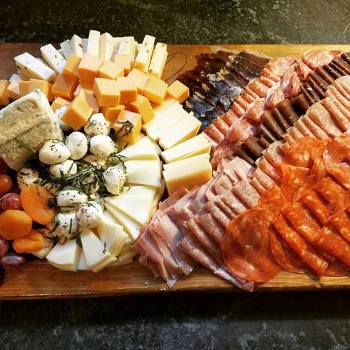 Meat & Cheese Charcuterie spread