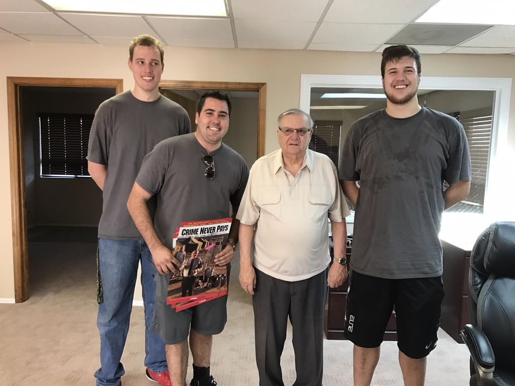 Yes, we moved Sheriff Joe Arpaio. 