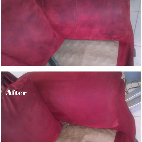 Upholstery - Before and after