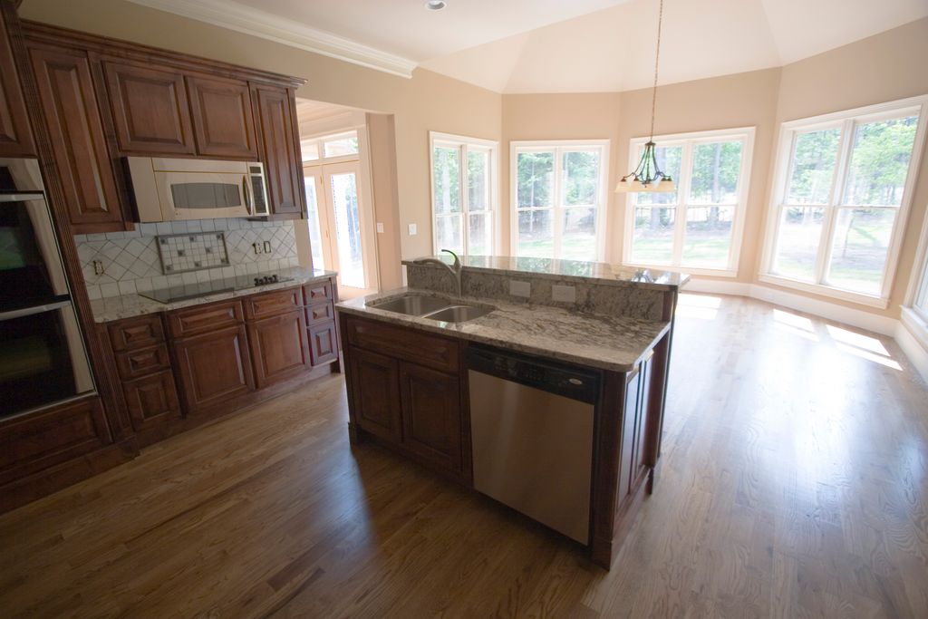 Hardwood floors refinishing kitchen