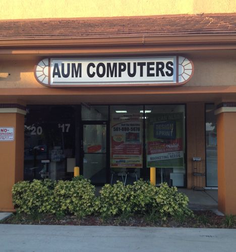 AUM Computers, Delray Beach
(Oriole Plaza - Corner