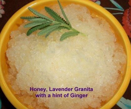 Honey Lavender Granita