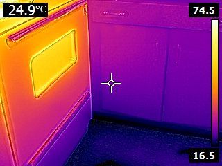Air Infiltration under kitchen cabinets. Homeowner