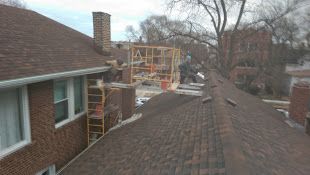 73rd and Euclid
chimney rebuilt and stainless stee